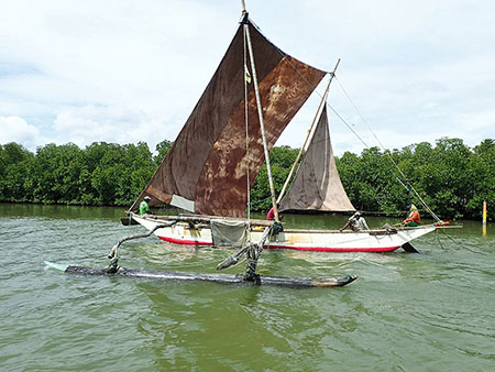 Fishing Catamaran Sailing Tour in Negombo