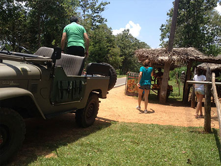 Culture trip in an Open Top Jeep with a villager followed by a home cooked lunch