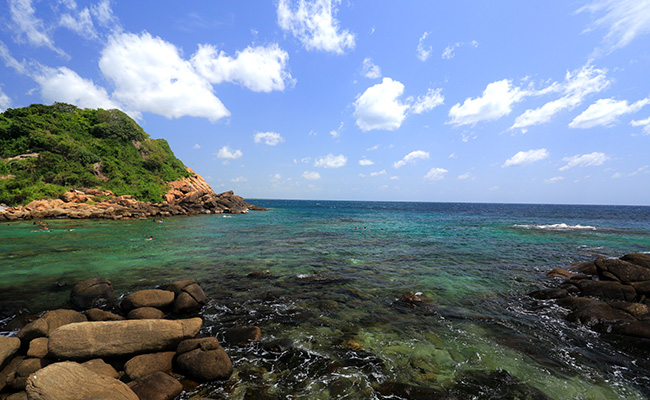 Snorkeling in Pigeon Island