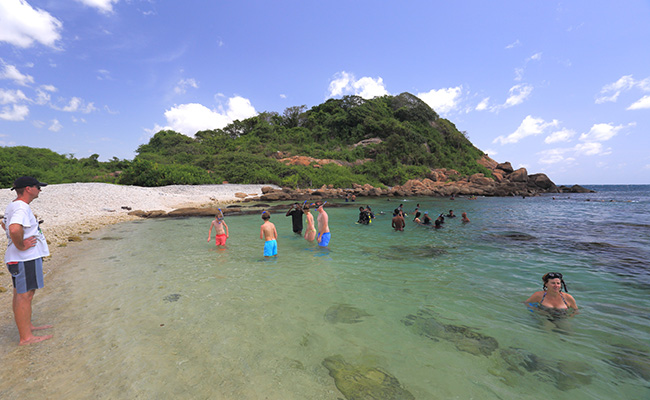 Snorkeling in Pigeon Island